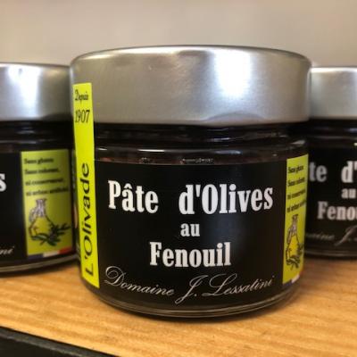 Pâte d'olives au fenouil