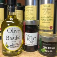 Huile d'olive basilic